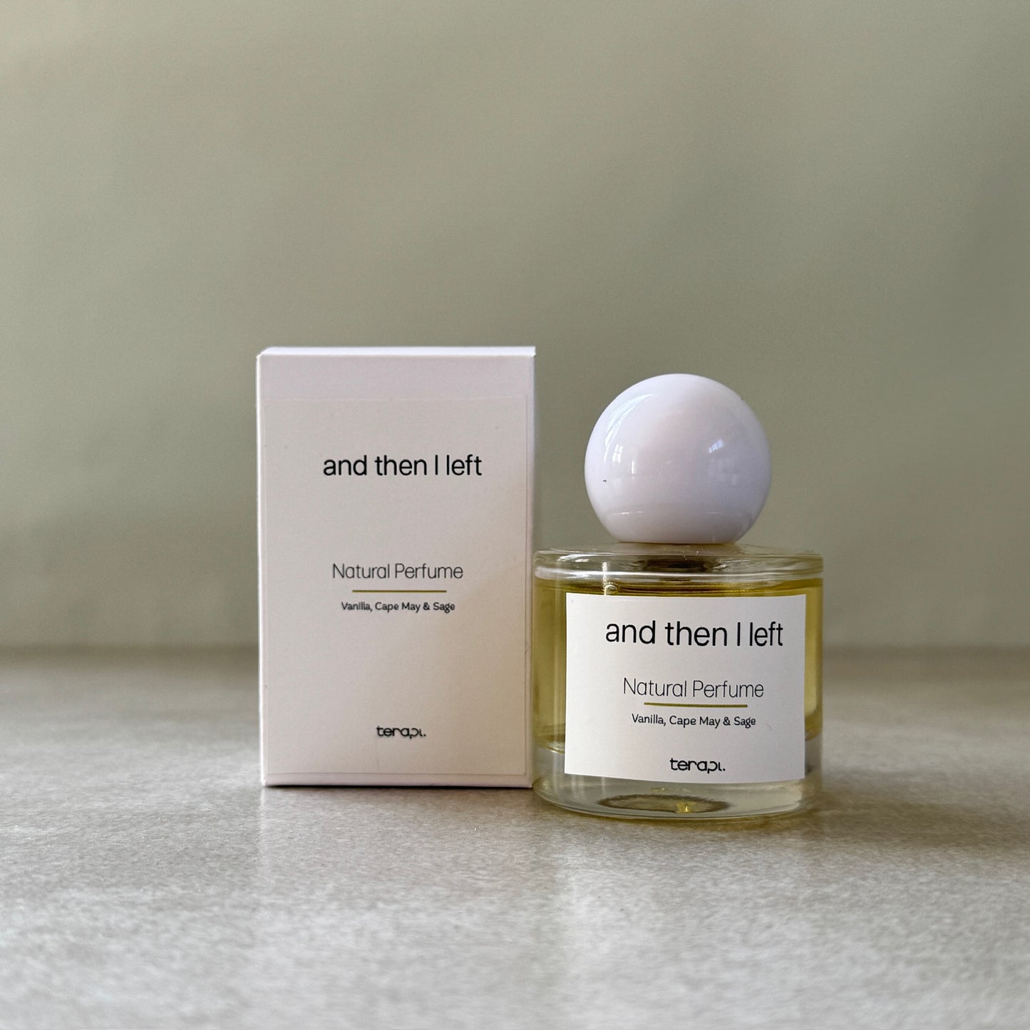 And Then I Left - Natural Botanical Perfume